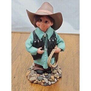 Vintage 1996 Studio Collection Li’l Bits By Deb Wood Jamie Lee Cowboy